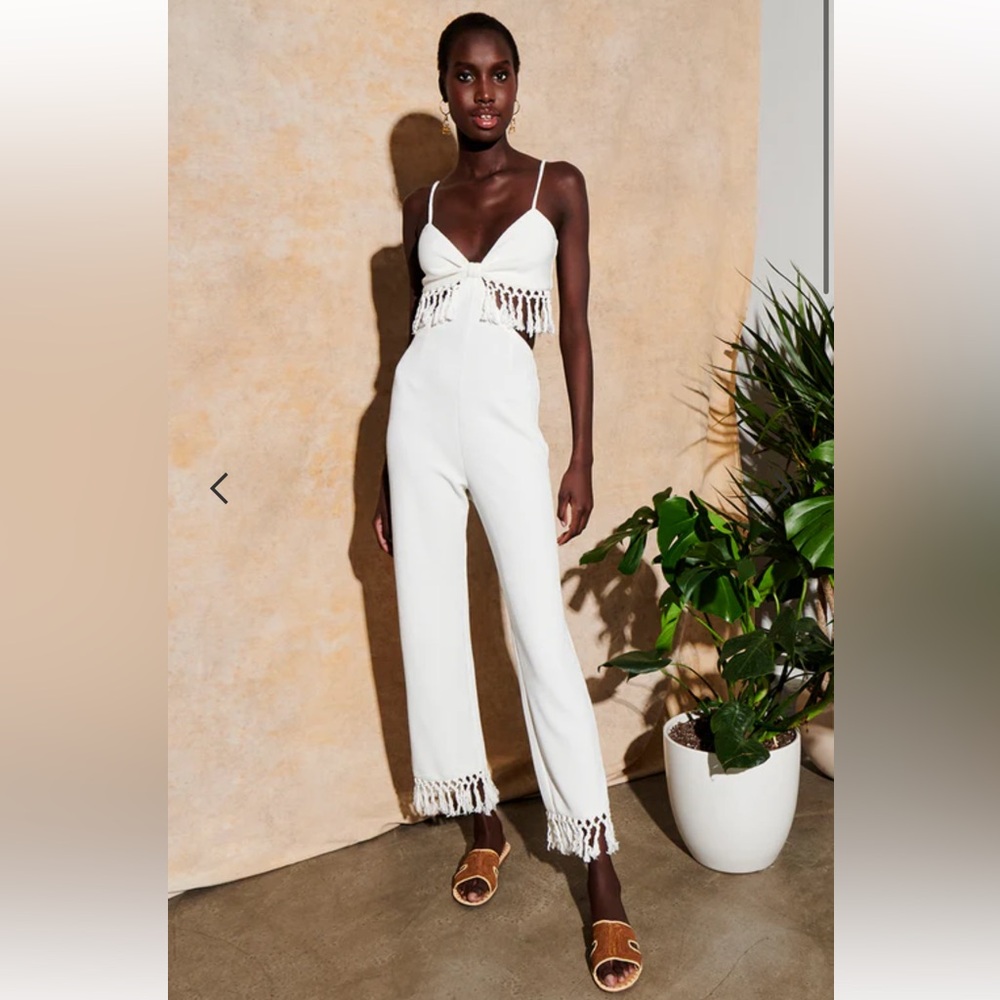 Saylor Sterling Jumpsuit size L NWOT
